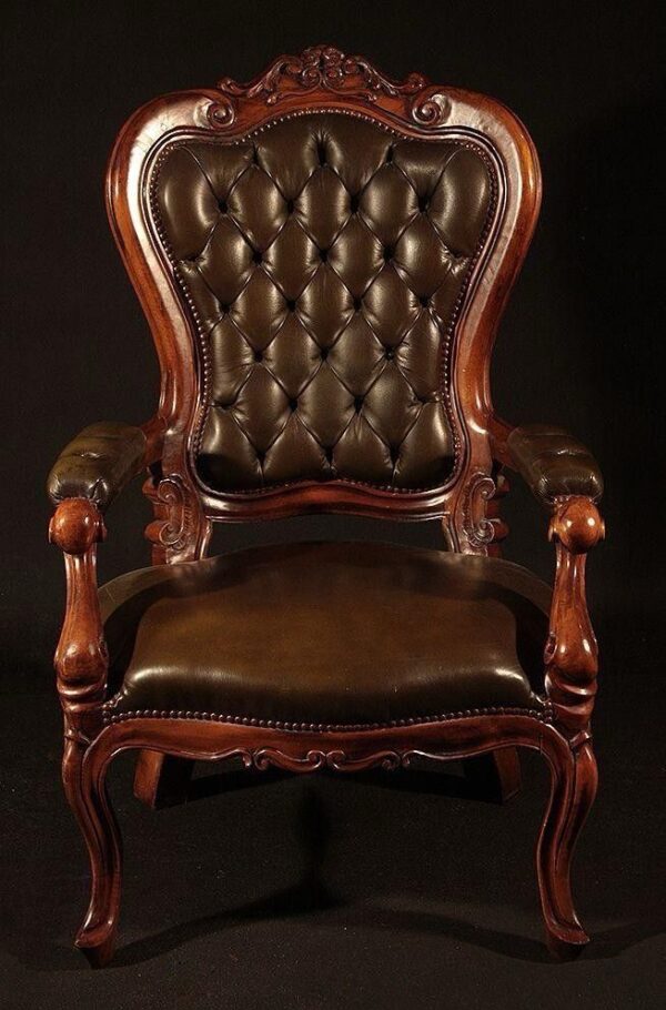 Office Chair Carved and Customizable